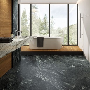 Керамогранит Global Tile Ultra Черный 60x120 GT1206019705MDGR