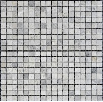 Мозаика Pixmosaic Каменная мозаика из мрамора Tundra Grey на сетке 30.5x30.5 PIX328