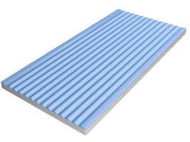 Керамогранит Pool Tile Border Blue Ribbed