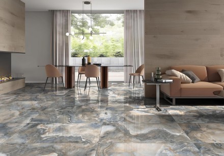 Керамогранит Global Tile Indigo Синий 60x120 GT1206014612PR