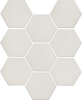 Мозаика Kerama Marazzi Кальсада белый натуральный 10.4x12 SG1011N