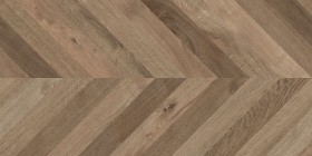 Керамогранит Laparet Wood Lux Walnut Chevron Коричневый Матовый Карвинг 60x120