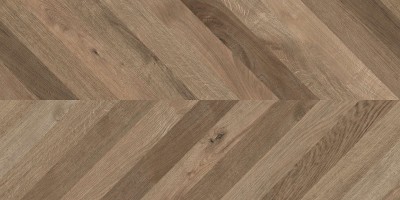 Керамогранит Laparet Wood Lux Walnut Chevron Коричневый Матовый Карвинг 60x120