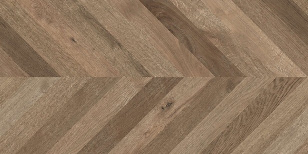 Керамогранит Laparet Wood Lux Walnut Chevron Коричневый Матовый Карвинг 60x120