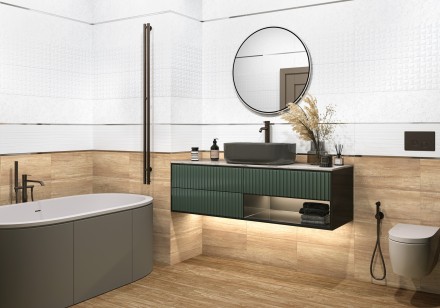 Плитка Alma Ceramica Miloni 24.9x50 настенная TWU2550MLN00
