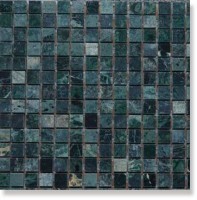 Мозаика Art and Natura Ceramica Marble Mosaic Green Tinos 1.5x1.5 30.5x30.5