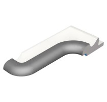 Специальный элемент Pool Tile Internal Corner White with Grey Marker