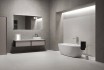 Керамогранит Janye Slab Microcement Glossy Putty White Text 120x270 JA3012M