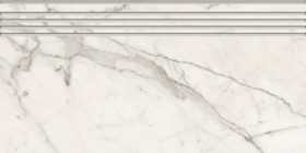 Ступень Kerranova Marble Trend Carrara 29.4x60 K-1000/LR/st01