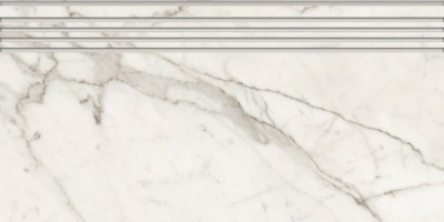 Ступень Kerranova Marble Trend Carrara 29.4x60 K-1000/LR/st01