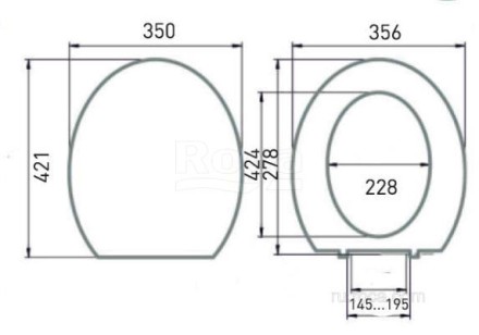 Сиденье для унитаза Roca Mateo ZRU9302822