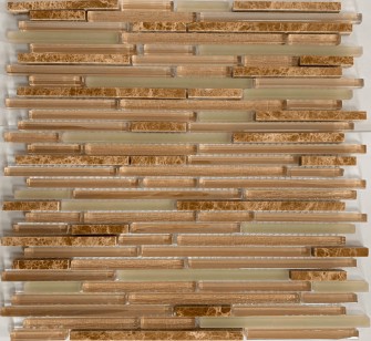 Мозаика Спектр-М Микс Стекло Из Стекла На Сетке 30x30 SK10-185