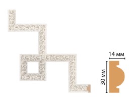 Декоративный угловой элемент Decomaster 157-3-19D (300x300 мм)