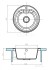 Мойка для кухни Акватон Мида 51x51x21.1 1A712732MD230