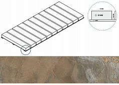 Решетка Italon Magnetique X2 Dark Griglia Stream 20 25x60 620090000520