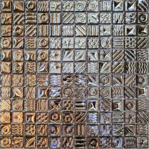 Мозаика Pixmosaic Glass Моно Золото 2.3х2.3 30x30 МС 2252