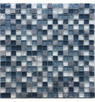 Мозаика Спектр-М Микс Стекло на сетке 30x30 SK10-057