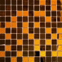 Мозаика Pixmosaic Glass Золотая 2.3x2.3 30x30 A28