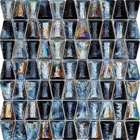 Мозаика Tubadzin Mozaiki Drops Glass Grey 30.4x30.6