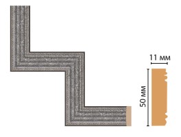 Декоративный угловой элемент Decomaster 156-1-44 (300x300 мм)