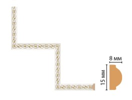 Декоративный угловой элемент Decomaster 130-1-40 (200x200 мм)