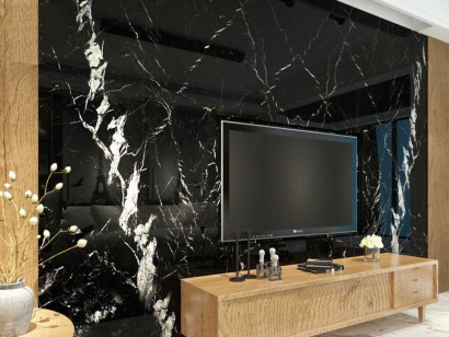 Керамогранит Levantina Nero Marquina Negro Primera Marbl Slab 30.5x61 n048394