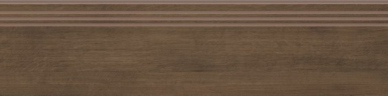 Ступень Керамика Будущего Граните Вуд Классик софт темно-коричневый LMR с насечками 30x120