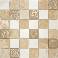 Мозаика Caramelle Mosaic Art Stone Pietra Mix 1 Mat 30x30