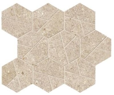 Мозаика Atlas Concorde Italy Boost Stone Cream Mosaico Hex 25x28.5 A7CV