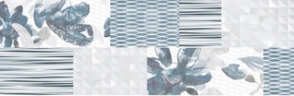 Декор Polcolorit Cristal Blue Wave 24.4x74.4