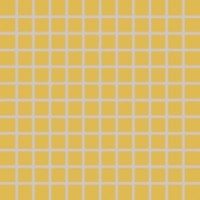 Мозаика Rako Color Two темно-желтая матовая 2.5x2.5 30x30 GDM02142