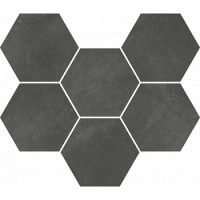 Мозаика Italon Continuum Petrol Hexagon 25x29 620110000190