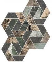 Мозаика Rex Ceramiche Heritage Luxe Maze Mix Glossy 39x49 775659
