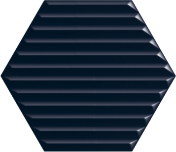 Плитка Paradyz Intense Tone Blue Heksagon Struktura B 17.1x19.8 настенная