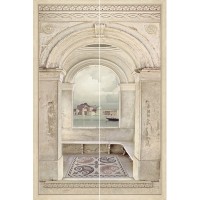 Панно Азулев Ноблесс Декор Венеция 25х75 настенная