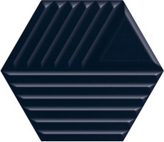 Плитка Paradyz Intense Tone Blue Heksagon Struktura C 17.1x19.8 настенная