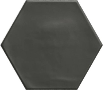 Керамогранит Ribesalbes Ceramica Geometry Hex Black Matt 15x17.3 PT03147