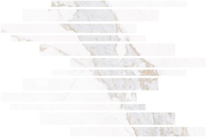 Мозаика Living Ceramics Blanc Calacatta Gold Mureto Mosaic Soft 30x45 LV10645