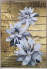 Панно Decor Marmi Musaico Fiori Simil Oro 106x156