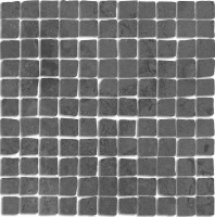 Мозаика Kerama Marazzi Про Лаймстоун Спакко мозаичный серый тёмный матовый 20х20 MBS001