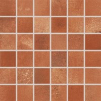 Мозаика Rako Via красно-коричневая 5x5 30x30 DDM05712