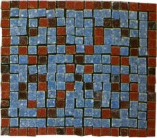 Стеклянная мозаика Sicis Rug Mosaic Martin Elemento 1 17x19.3 38992