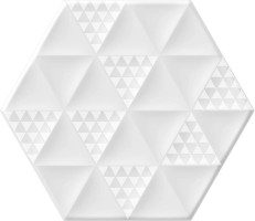 Керамогранит ITT Ceramic Malmo Hexa White 23.2x26.7