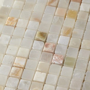 Мозаика Art and Natura Ceramica Marble Mosaic Botticino Classico 1.5x1.5 30.5x30.5