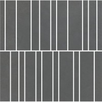 Мозаика Italgraniti Nuances Nero Mosaico Listelli 30x30 NU04ML