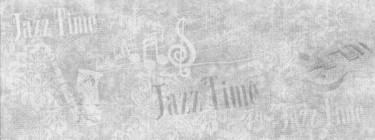 Плитка PiezaROSA Джаз Деко Нота Серая Средняя настенная 15x40 151273