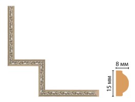 Декоративный угловой элемент Decomaster 130-1-59 (200x200 мм)