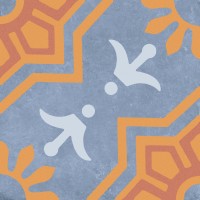 Керамогранит Motto Ceramic Palmas Blue Decor 2 20x20 N100123