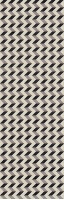 Плитка Arcana Ceramica Black And Cream Cream-R Zigzag 32x99 настенная ARC_8YT1