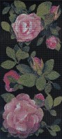 Мозаика Bisazza Decori 20 Springrose Nero A 129.1x290.5 48029